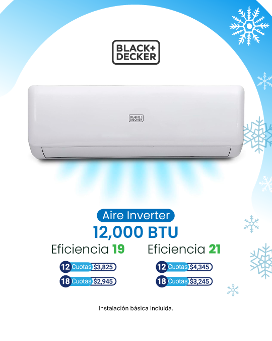Aire acondicionado black and decker